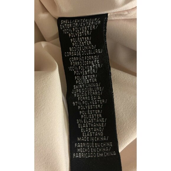 Hailey David’s Bridal Women’s Blush Colored Sleeveless Dress w/Sequins Size 4 - Picture 9 of 9